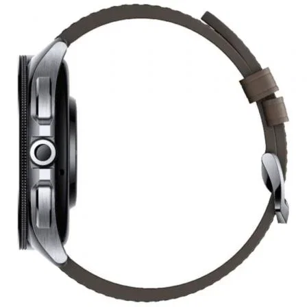 Xiaomi Watch 2 Pro Smartwatch 46 mm Plata con Correa de Piel Marrón